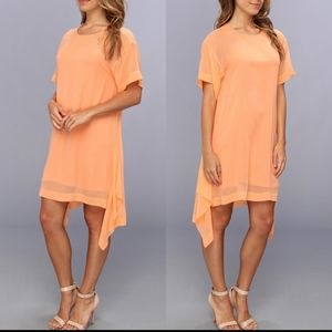 BCBGMaxAzaria Flowy chiffon tunic